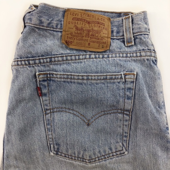 Rare vintage USA 550 Levis Tapered Carrot 20 jeans - Picture 5 of 10